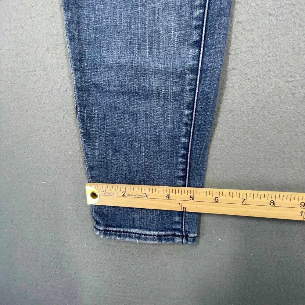 J.Crew Blue Distressed Skinny Jeans Women Size 30 H4496